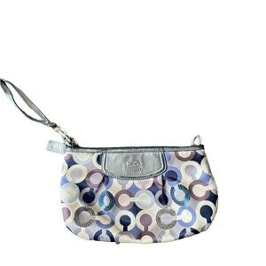 Coach Monogrammed Wristlet